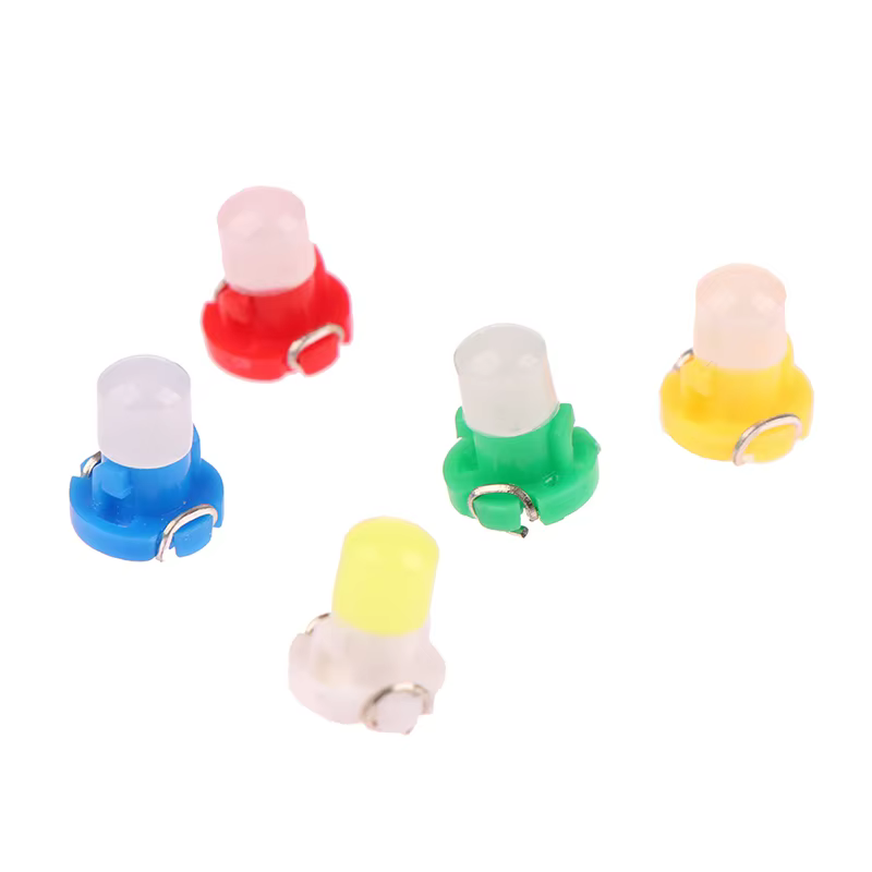 Indicateur de tableau de bord T3, ampoule de panneau COB 1SMD Wedge LED TingPrada, lampe de tableau de bord, accessoires d'intérieur de voiture, nouveau, 10 pièces
