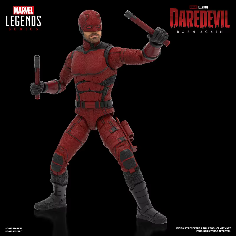 En stock, figurines articulées de 6 pouces de la série télévisée Daredevil Born Again de Hasbro Marvel Legends, jouets de collection, dessin animé