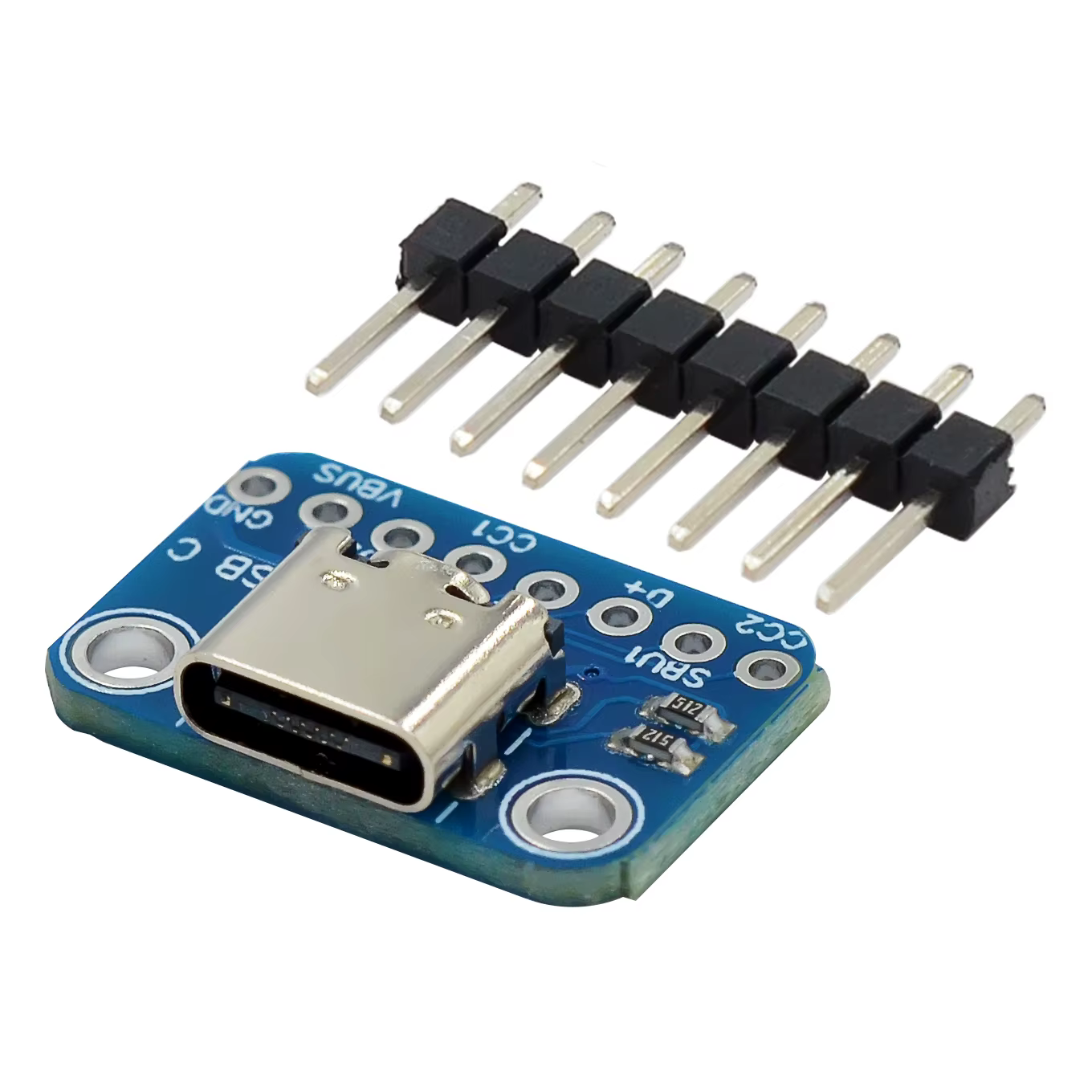 Carte de conversion USB TYPE-C 2.54MM CC1 CC2 5.1K, connexion de résistance rétractable