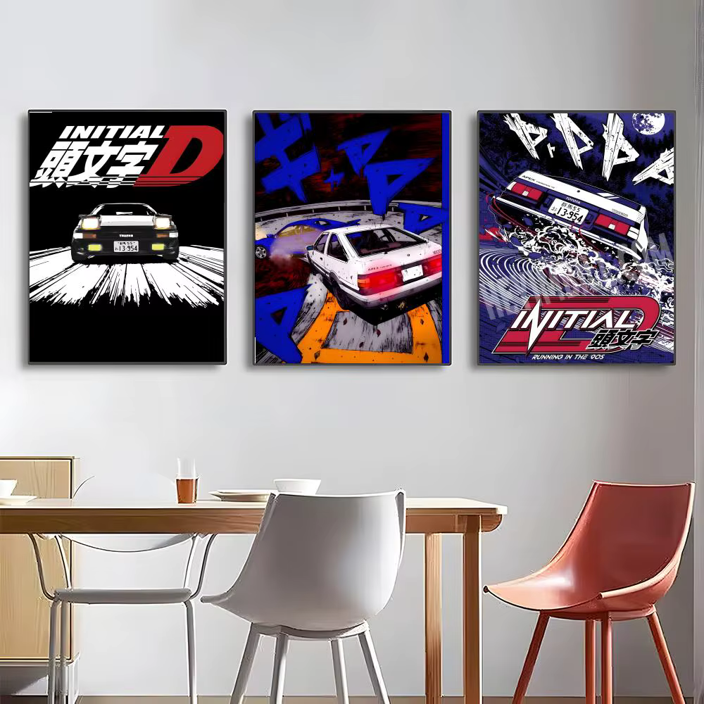 Affiches classiques et impressions d'art mural adaptées aux salons, chambres à coucher, bars et décoration intérieure. I-Initial D