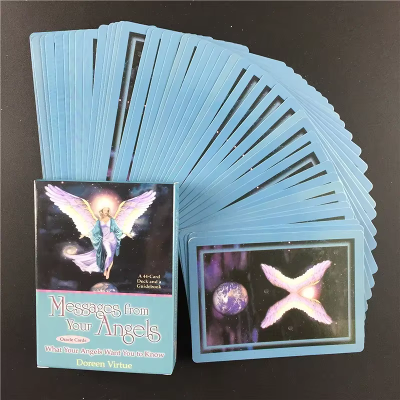 Cartes de Tarot, Messages de vos anges, cartes Oracle, jeux de société pour fête, jeu de cartes à jouer