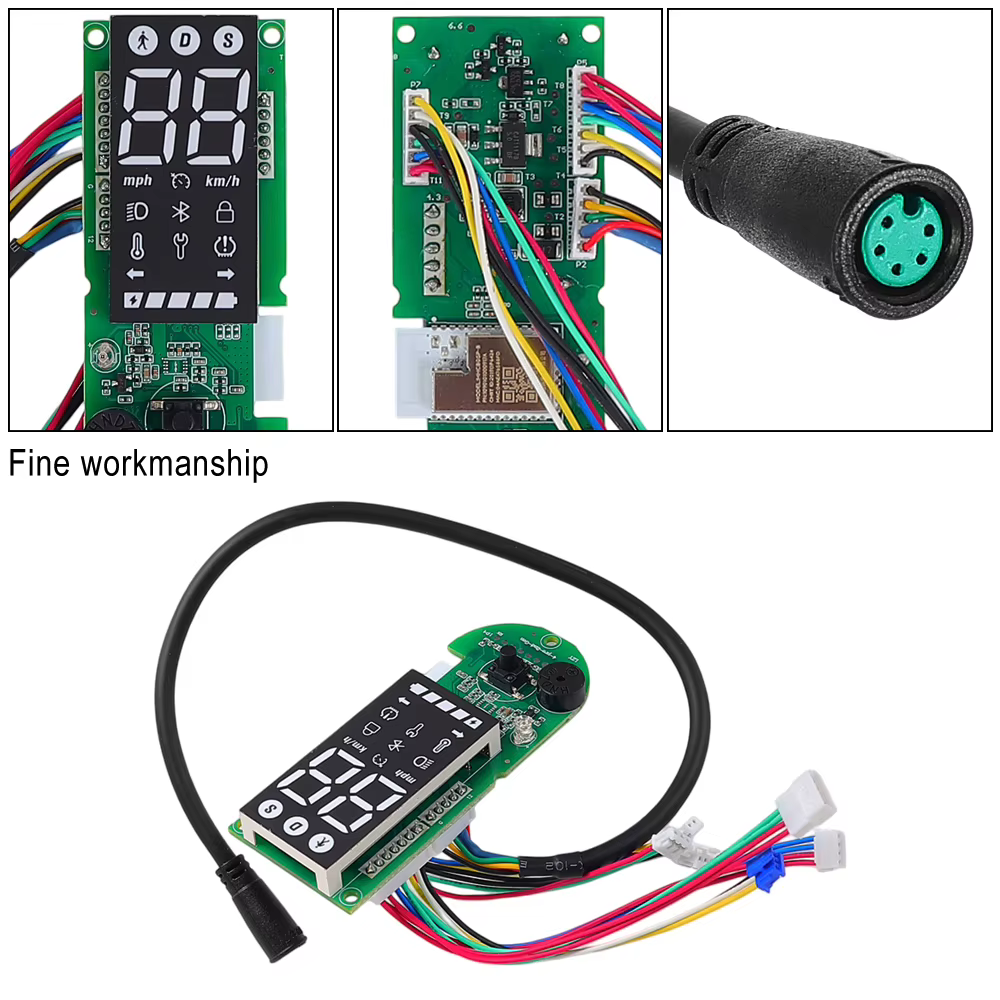 Carte mère de contrôle du tableau de bord avec écran numérique LED pour trottinette électrique Xiaomi 4 Pro 2ème génération - Pièces de tableau de bord