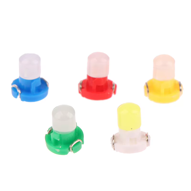 Indicateur de tableau de bord T3, ampoule de panneau COB 1SMD, Wedge LED TingPrada, lampe de tableau de bord, accessoires d'intérieur de voiture, 10 pièces