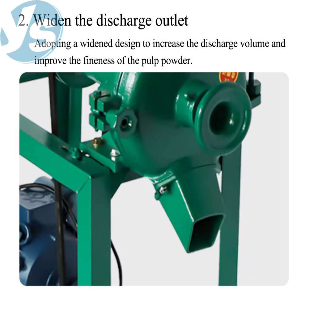 Machine à moudre les céréales humides et sèches (maïs, soja), moulin à farine commercial avec support pour usage agricole et domestique
