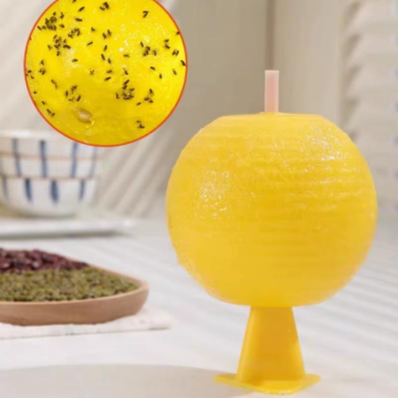 Piège à mouches collant fort, capteur d'insectes de fruits d'intérieur et d'extérieur, boule de colle Non toxique, Gadget Portable de lutte antiparasitaire de voyage pour jardin et pelouse