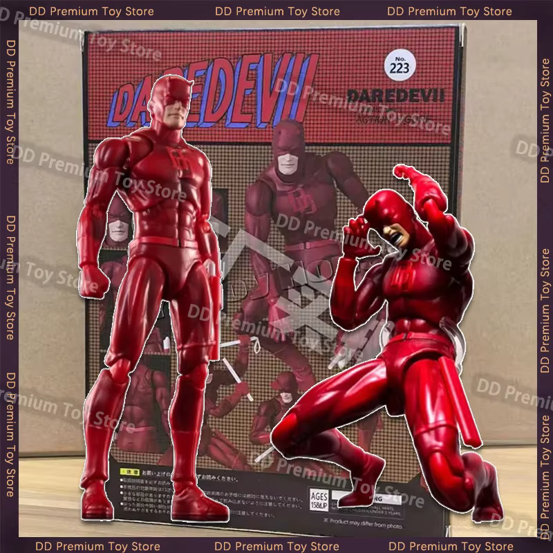 En stock, figurine d'action Ct Toys Daredevil Black 999 Red Mafex 223, figurine de bande dessinée, figurine d'anime, modèle de collection, figurine personnalisée, cadeau