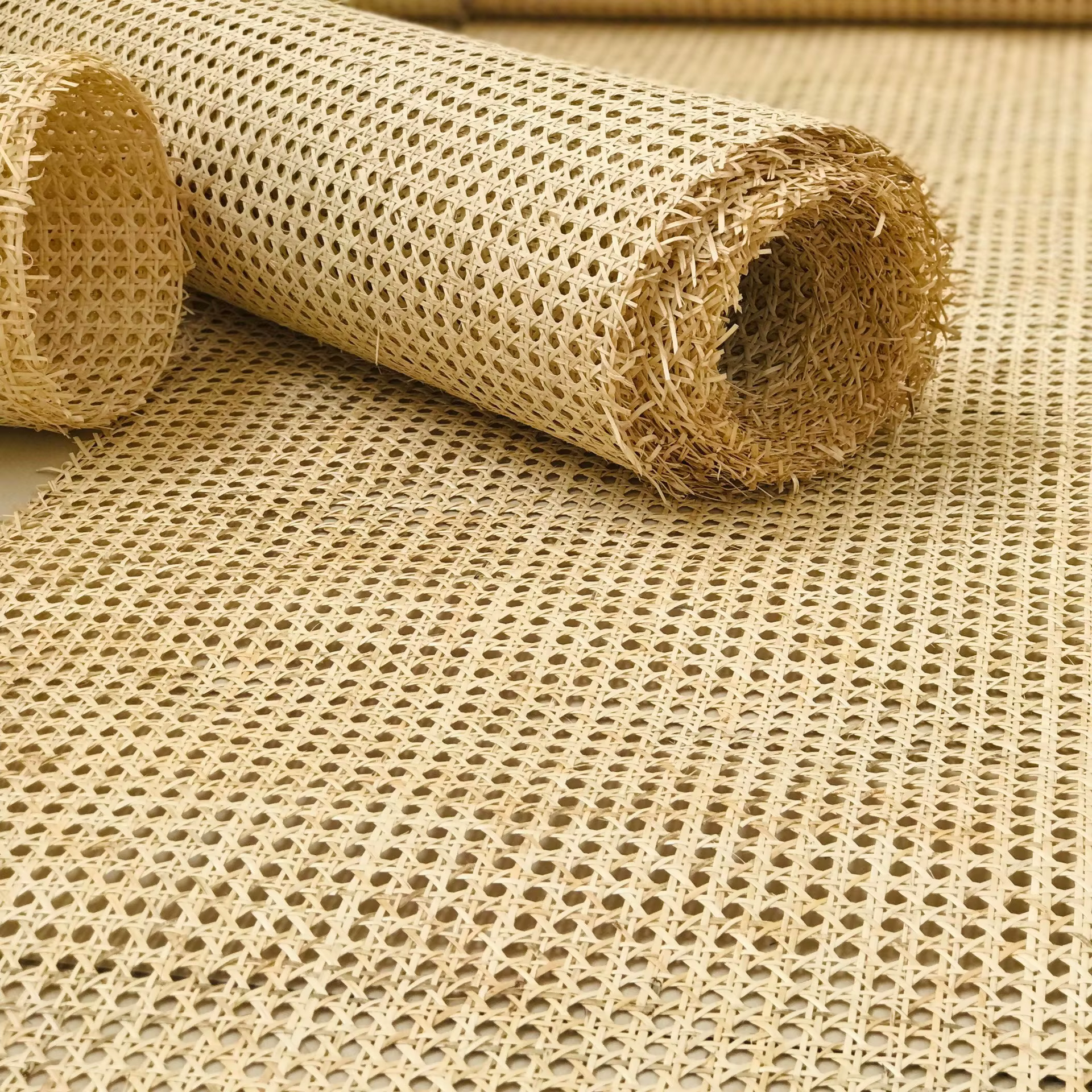 Rouleau de rotin de 35 à 55 cm de large, tressage en rotin naturel de grande taille, matériau de tressage en rotin, tissu de 8 à 10 m pour la tête de lit de l'armoire