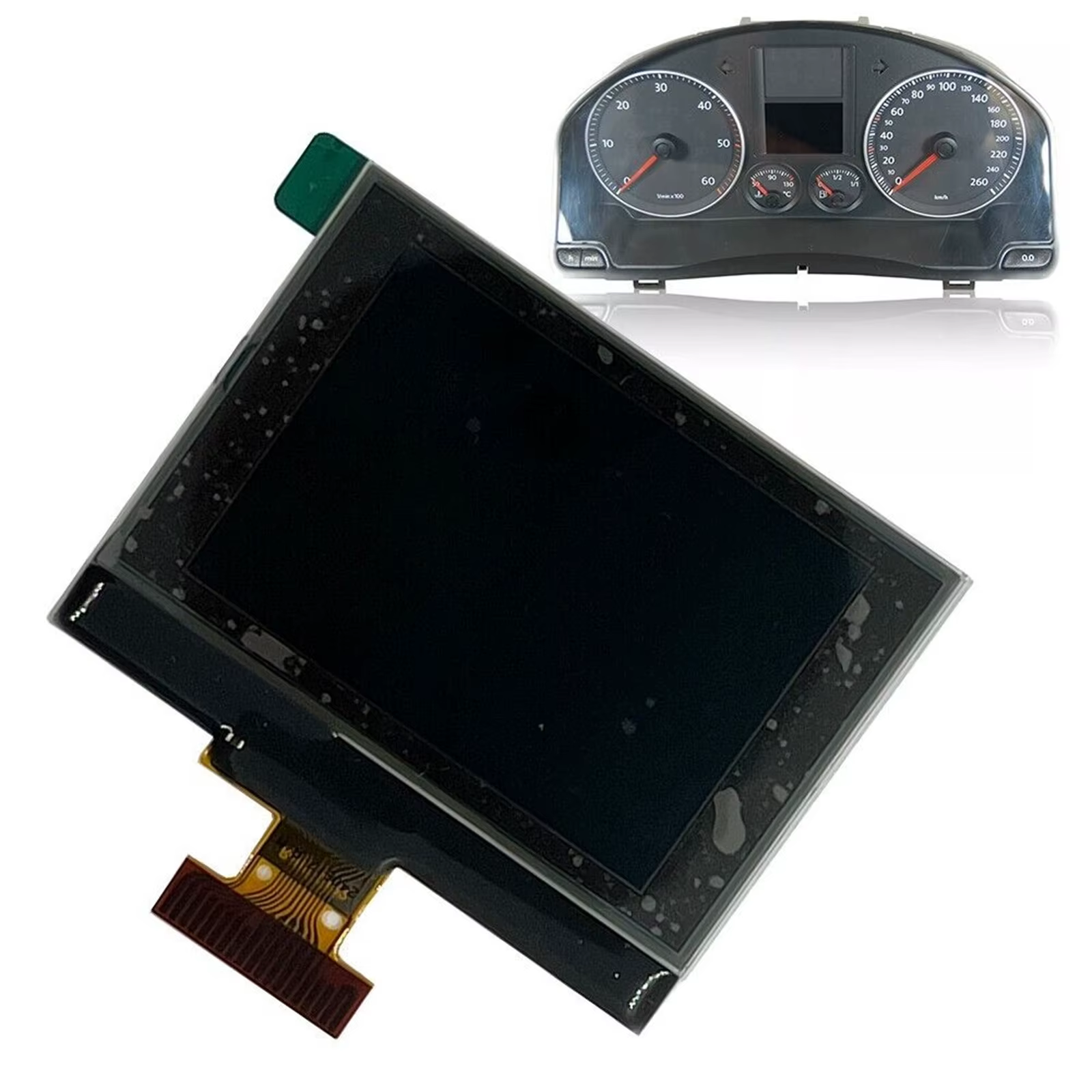 Écran d'affichage LCD du tableau de bord 1TD920862 1K0920861M 92290206 pour VW Golf V Passat B6 Touran Mk1 Jetta Mk5 Caddy Mk3 Eos Seat Skoda