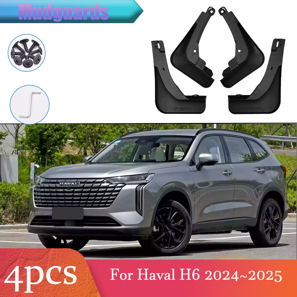 Pour GWM Haval H6 2022 ~ 2026 2022 2023 2024 2025 garde-boue de roue de voiture rabats boue peau couverture gardes garde-boue pièces anti-éclaboussures accessoires