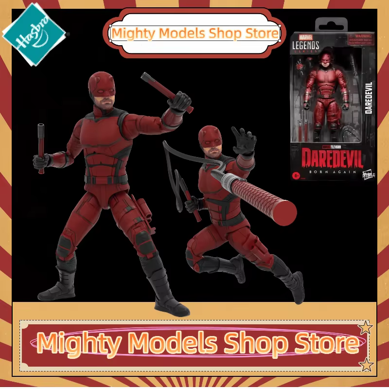 En stock, figurines articulées de 6 pouces de la série télévisée Daredevil Born Again de Hasbro Marvel Legends, jouets de collection, dessin animé