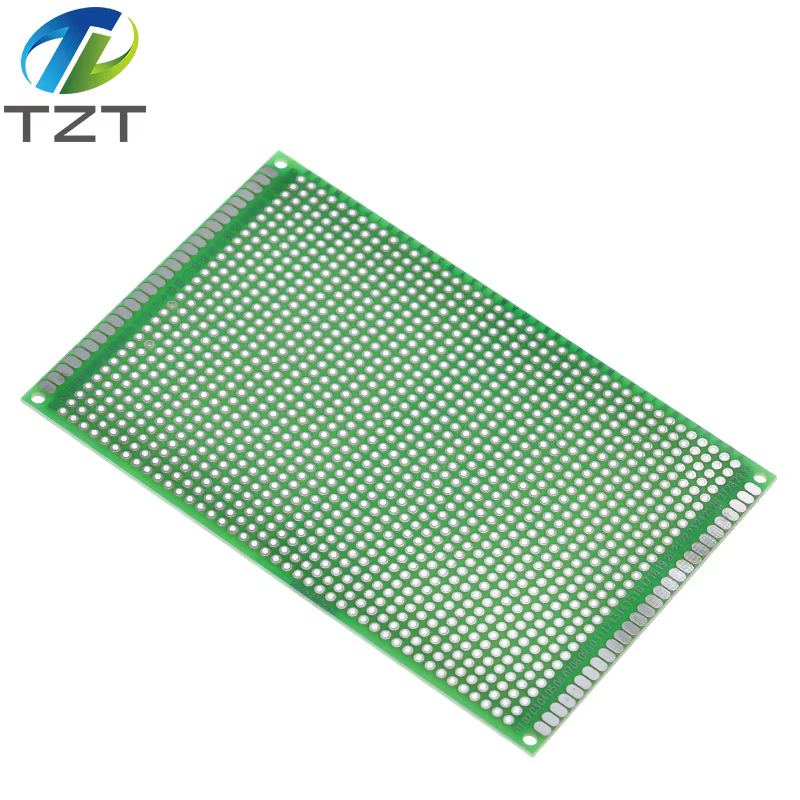TZT 8x12cm 80x120mm plaque de Prototype Double face carte universelle Protoboard pour Arduino
