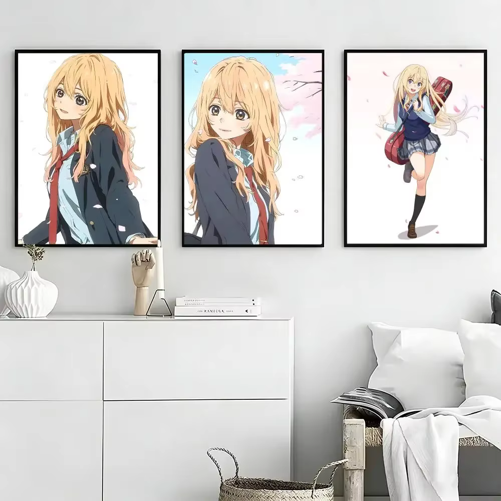 Affiche Y-Your Lie in April, impressions et affiches vintage de haute qualité pour la maison, le bar, le café, l'art mural esthétique.