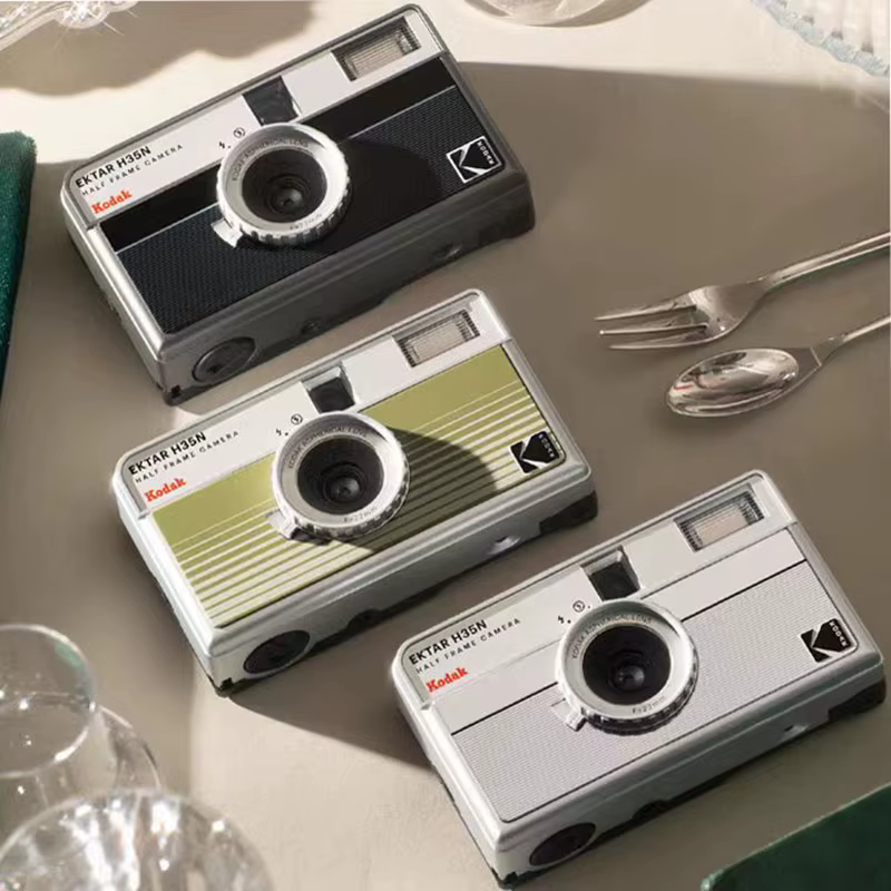 KODAK EKTAR-Appareil photo demi-cadre H35N, appareil photo à film réutilisable avec flash, original, 35mm, cadeau d'anniversaire