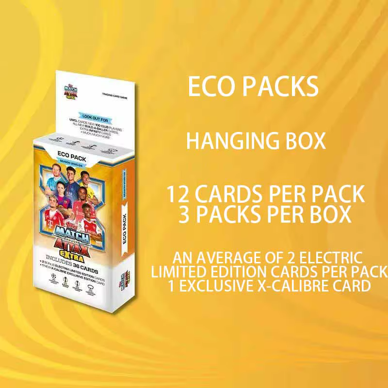 Saison 2025-26 Topps UCC Compétitions Européennes Match Attax Boîte de cartes de collection de football – Excellent Rapport Qualité-Prix