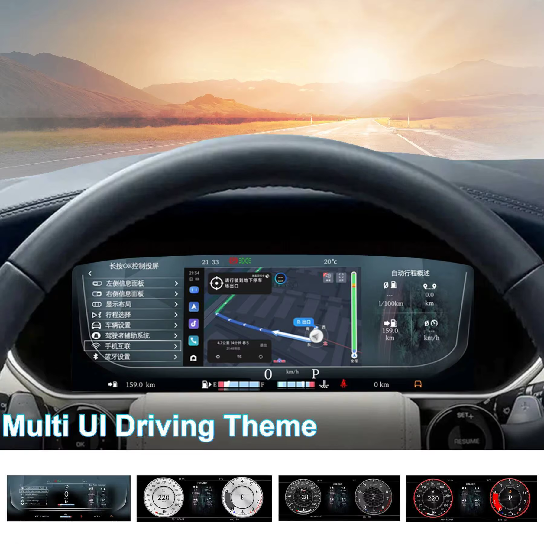 Tableau de bord LCD Android pour Porsche Cayenne 2011 – 2017, compteur de vitesse numérique pour voiture, tableau de bord LCD, Carplay intelligent