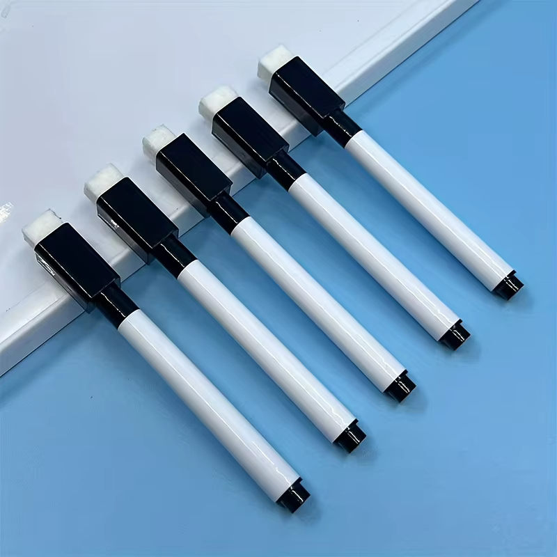 Stylo pour tableau blanc, petite taille, noir, en option, adapté au marquage, fournitures de présentation de bureau, apprentissage, 6/16/30 pièces