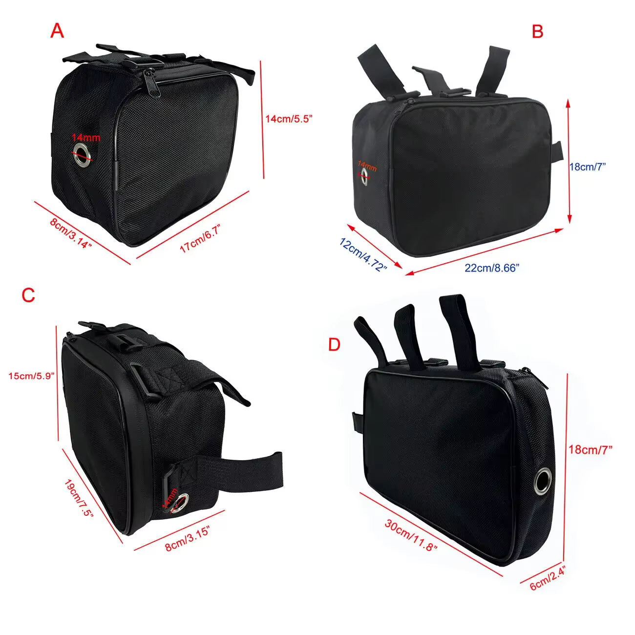 Sac de rangement pour cadre de vélo, taille 27, boîte à outils avant, boîte de rangement pour batterie, VTT, vélo électrique