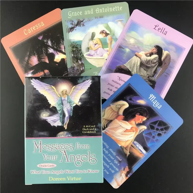 Cartes de Tarot, Messages de vos anges, cartes Oracle, jeux de société pour fête, jeu de cartes à jouer
