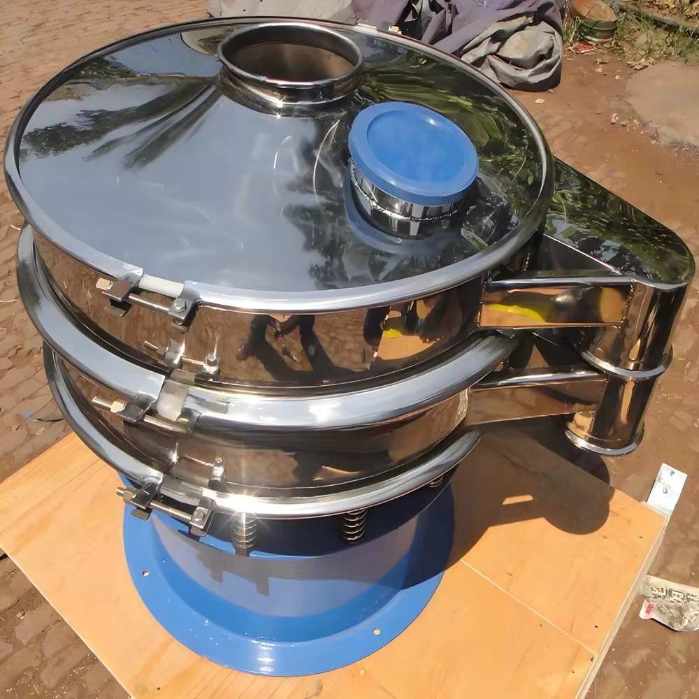 Machine de tamisage de farine, conception sanitaire, tamisage vibrant rotatif pour les Industries alimentaires