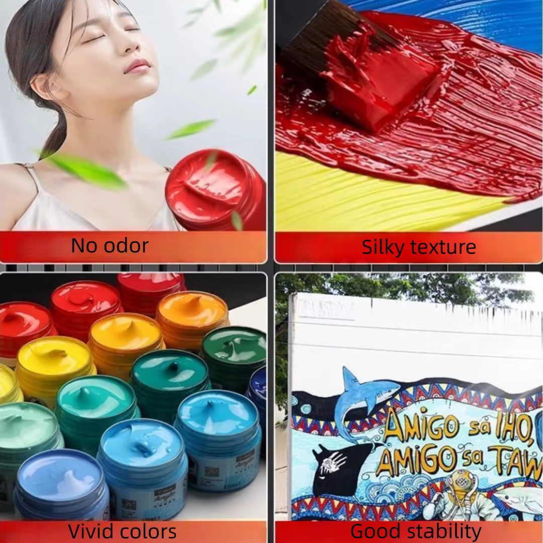 Peinture acrylique 100ml, imperméable et crème solaire, ne se décolore pas, peinture murale, spéciale pour graffiti