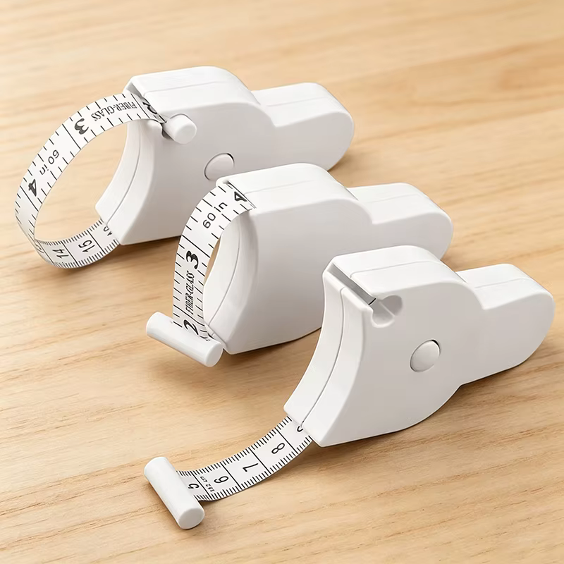 Ruban à mesurer portable en pouces, mini règle souple rétractable, ruban de mesure métrique pour le corps
