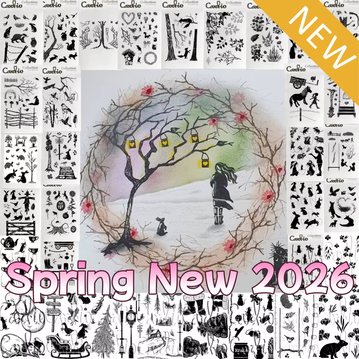 Timbres transparents en forme de lapin, animaux de fête, fleurs sauvages, poney, pour bricolage, Scrapbook, décoration artisanale, modèle de gaufrage, printemps 2026
