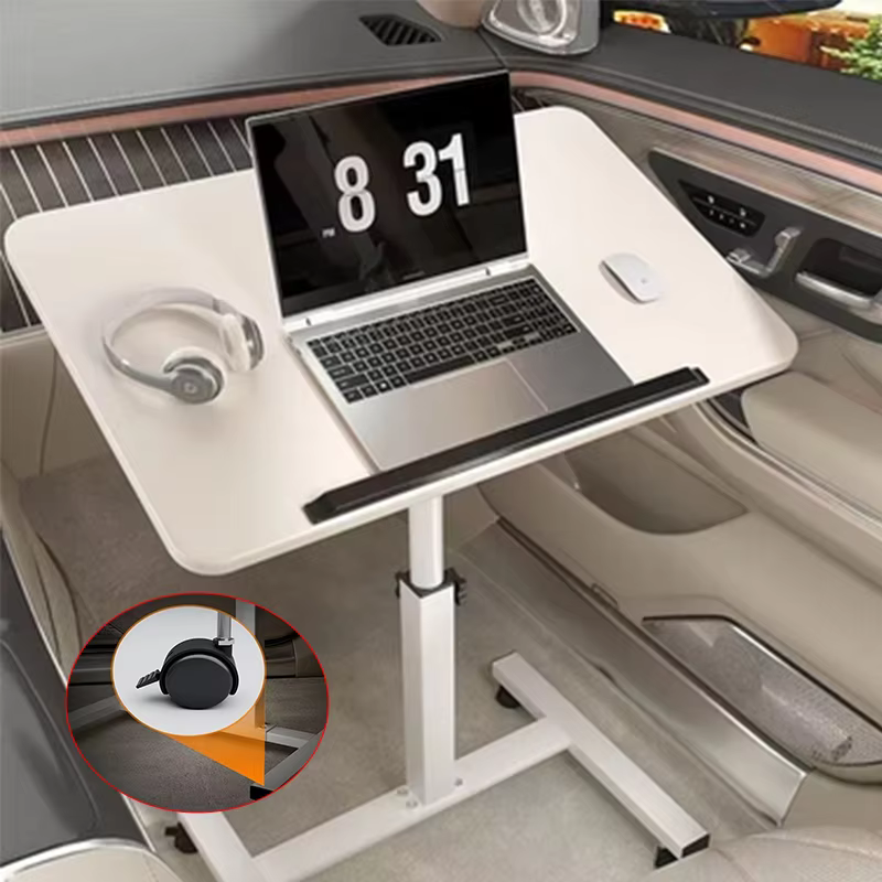 Petite Table montée sur voiture avec Table à manger pliable, Table multifonctionnelle avant et arrière pour siège passager, bureau de voiture