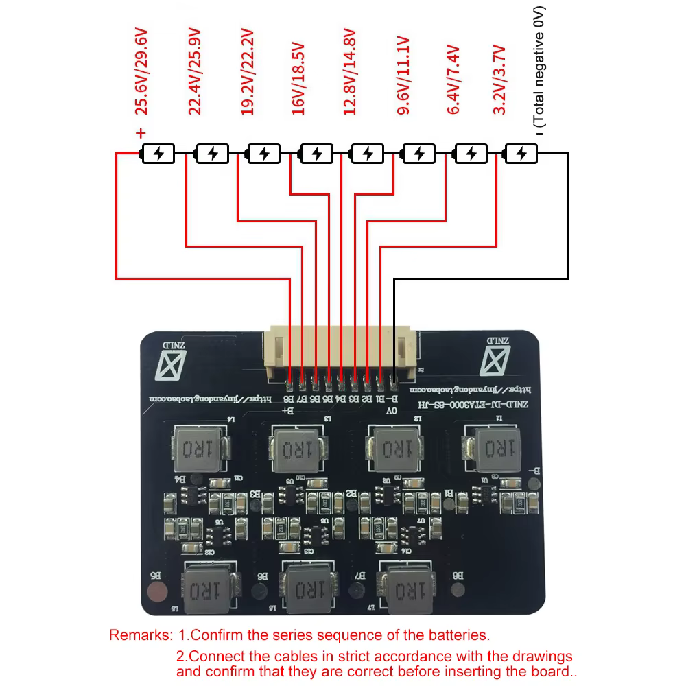 BMS 4s 8s 1.2A panneau d'équilibre Lifepo4 LTO batterie au Lithium égaliseur actif équilibreur carte de transfert d'énergie équilibrage BMS