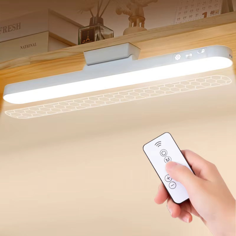 Lampe de Table LED suspendue magnétique, Rechargeable par USB, lampe de bureau, 3 couleurs, lampe de lecture, variable, pour armoire, garde-robe, veilleuse