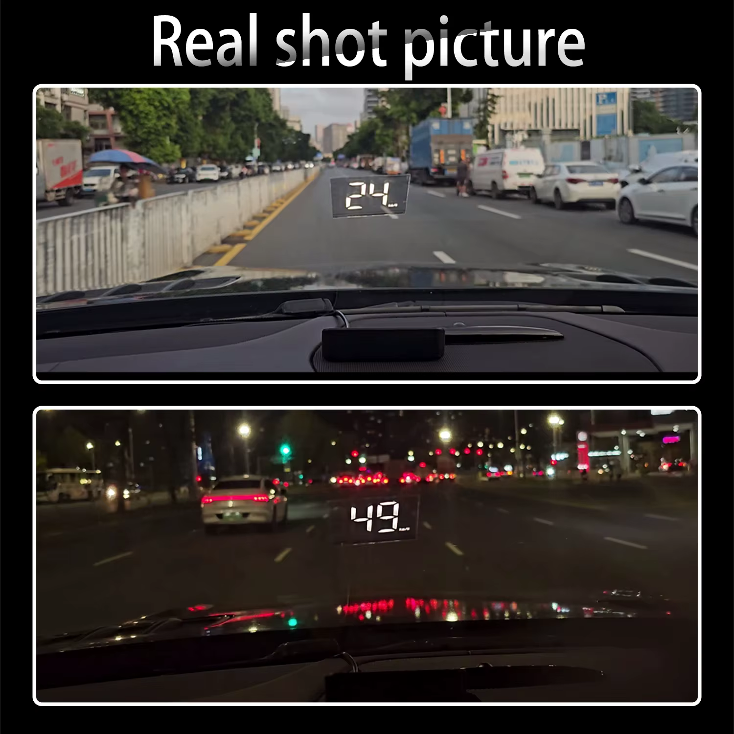 Affichage tête haute M2 HD pour voiture, compteur de vitesse GPS KM/H, projecteur numérique HUD sur pare-brise, accessoire électronique automobile universel