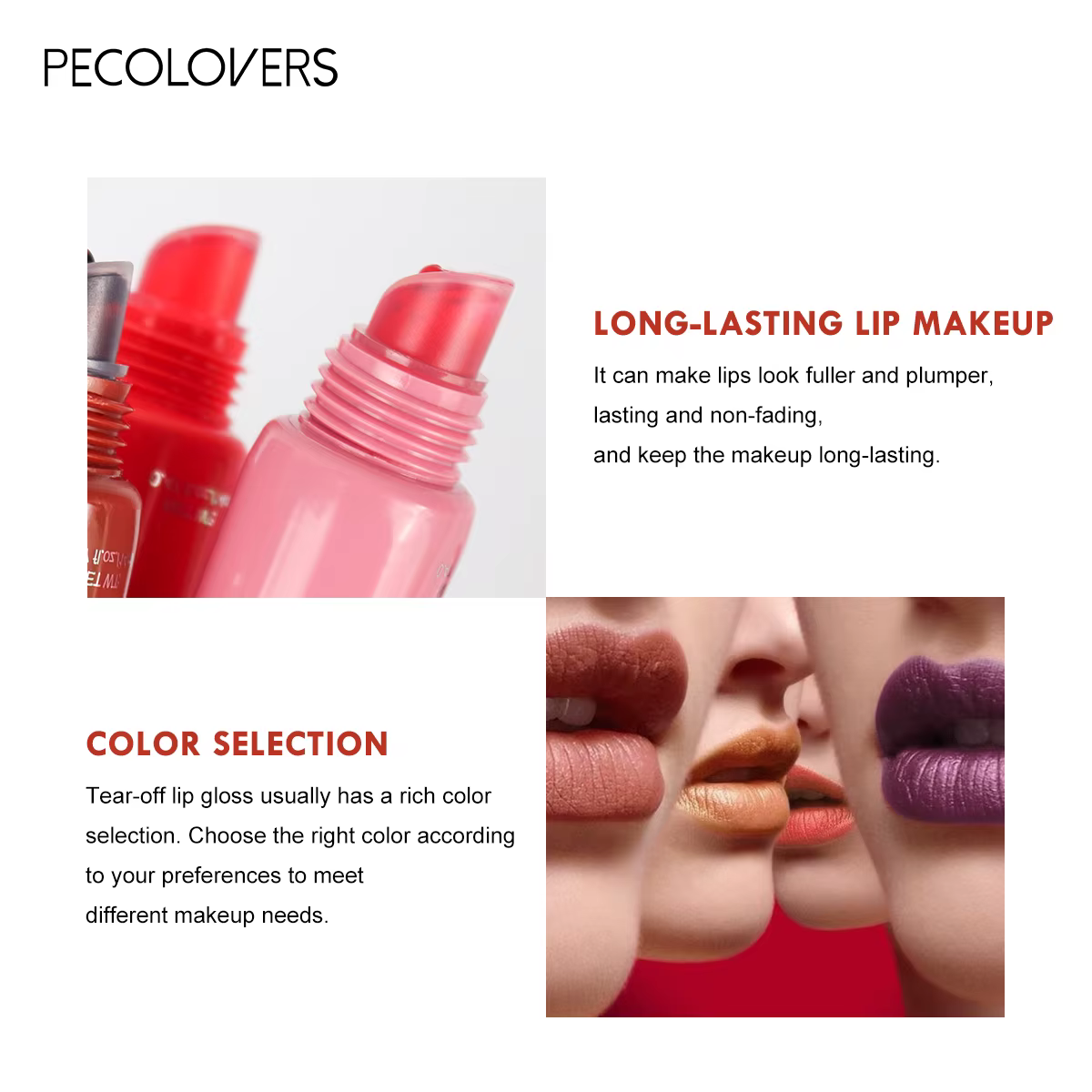Jules-Gloss liquide à peler pour femme, imperméable, longue durée, tasse antiarina, maquillage hydratant, 6 couleurs
