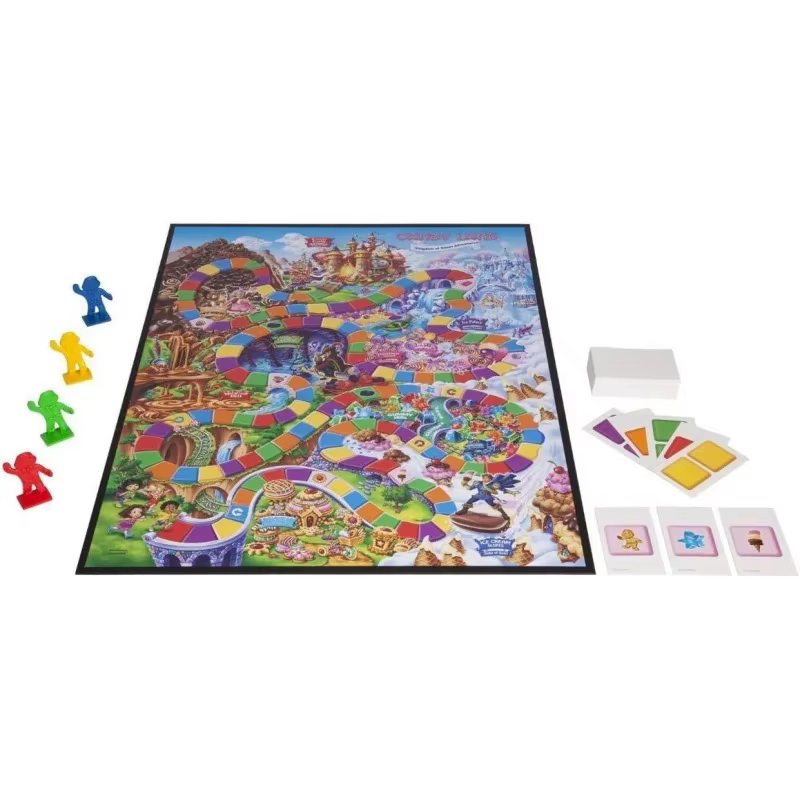 Jeu de société Candy Sweet Adventure, un jeu de société familial amusant pour 2 à 4 joueurs (à partir de 3 ans)