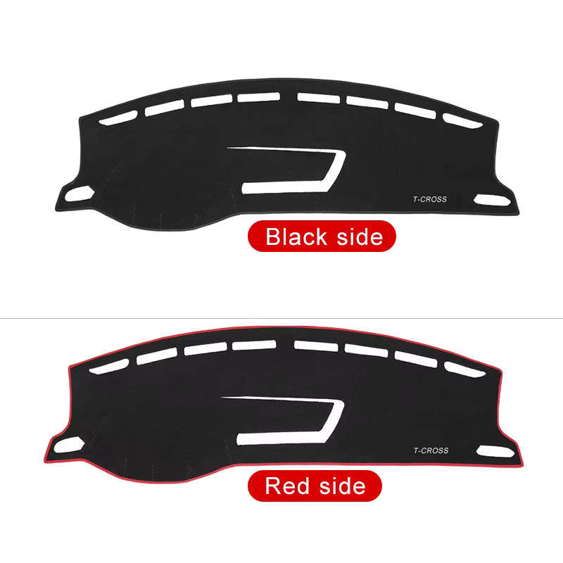 Tapis anti-reflet pour tableau de bord de voiture, couvre-instruments, tapis pour Volkswagen VW T-Cross T Cross 2018 2019 2020 2021 2022 2023