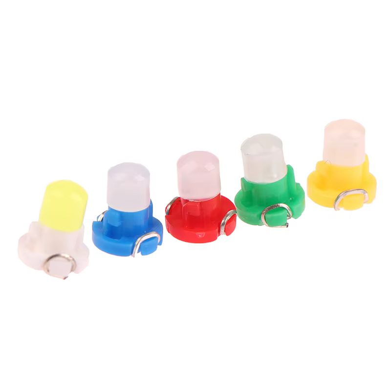 Indicateur de tableau de bord T3, ampoule de panneau COB 1SMD Wedge LED TingPrada, lampe de tableau de bord, accessoires d'intérieur de voiture, nouveau, 10 pièces