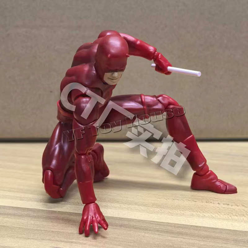 En stock, figurine d'action Ct Toys Daredevil Black 999 Red Mafex 223, figurine de bande dessinée, figurine d'anime, modèle de collection, figurine personnalisée, cadeau
