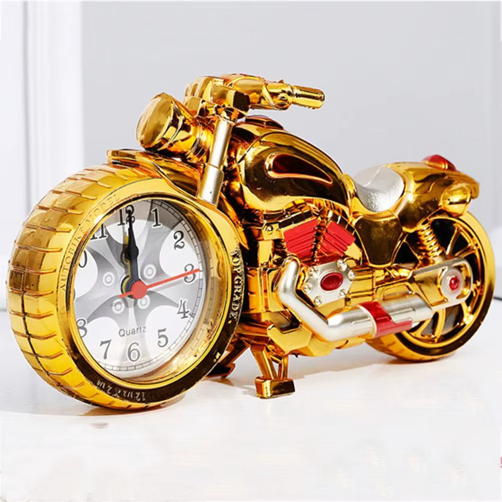 Réveil de moto polyvalent, ornement de moto, horloge numérique arabe créative, simplicité moderne