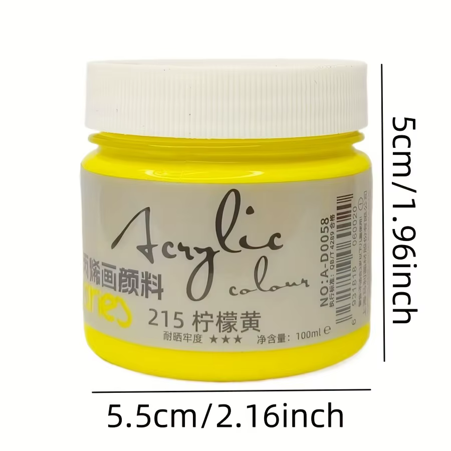 Peinture acrylique 100ml, imperméable et crème solaire, ne se décolore pas, peinture murale, spéciale pour graffiti