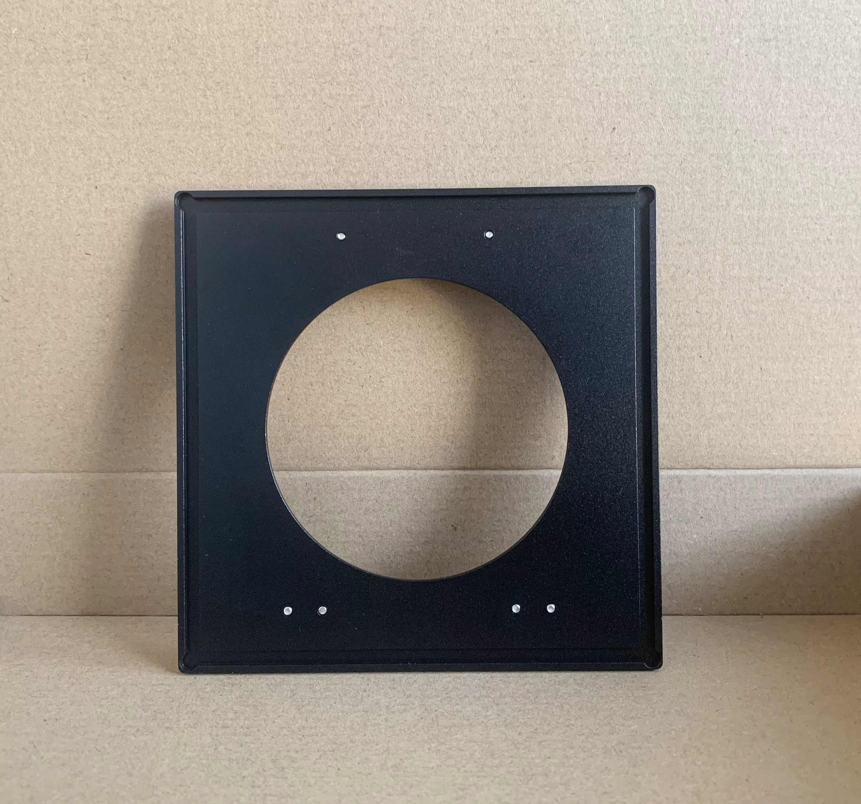 Adaptateur de Conversion de carte d'objectif en métal Sinar 140mm à carte d'objectif Linhof 99X96mm