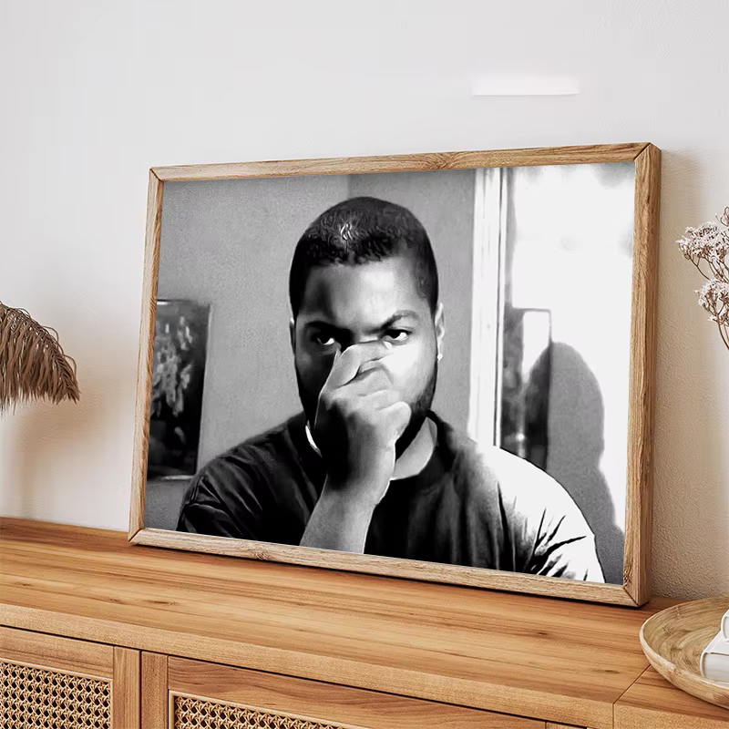 Scènes de film drôles, série d'art de salle de bains, affiche imprimée sur toile noire et blanche, images murales de maison, décor de toilettes moderne