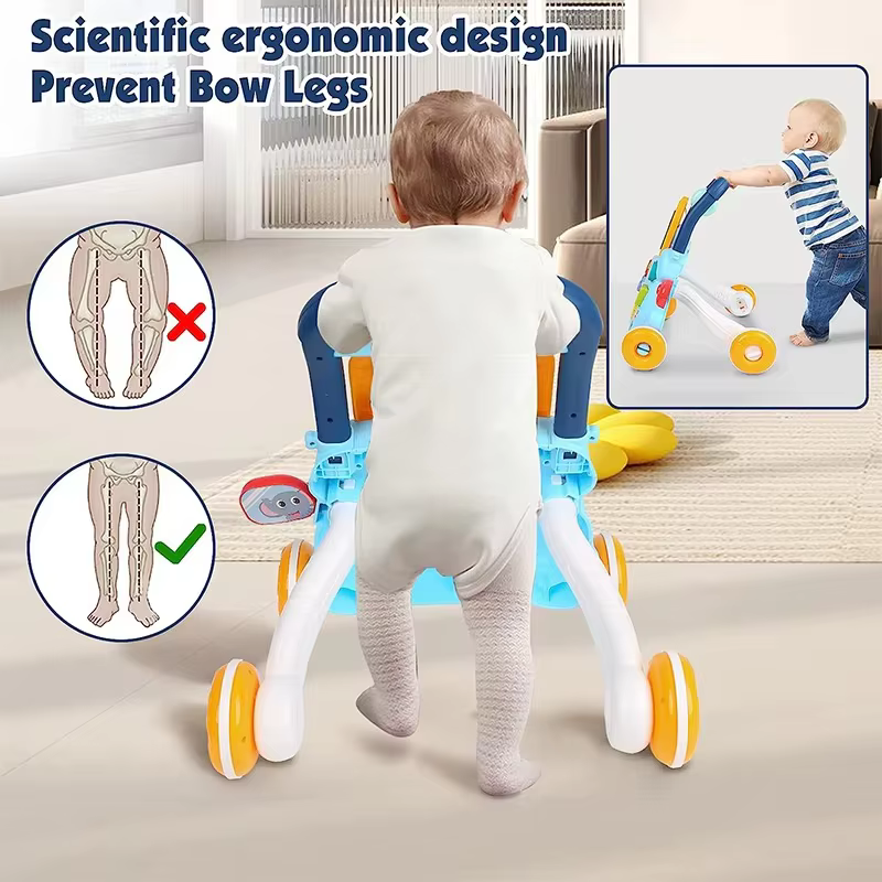 PANGDUBE Déambulateur éducatif précoce pour bébé avec jouet d'artboard Activités pour bébé Apprentissage Jouets de marche Marche pour bébé Marche assistée
