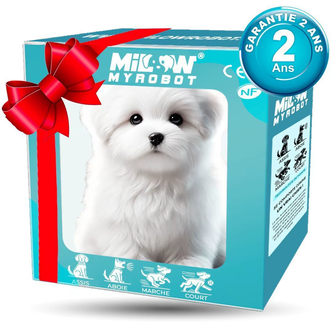 Peluche électronique interactive chiot Teddy - Chien qui marche, aboie, fait bouger la queue, s'étire, animal compagnon pour enfants et tout-petits