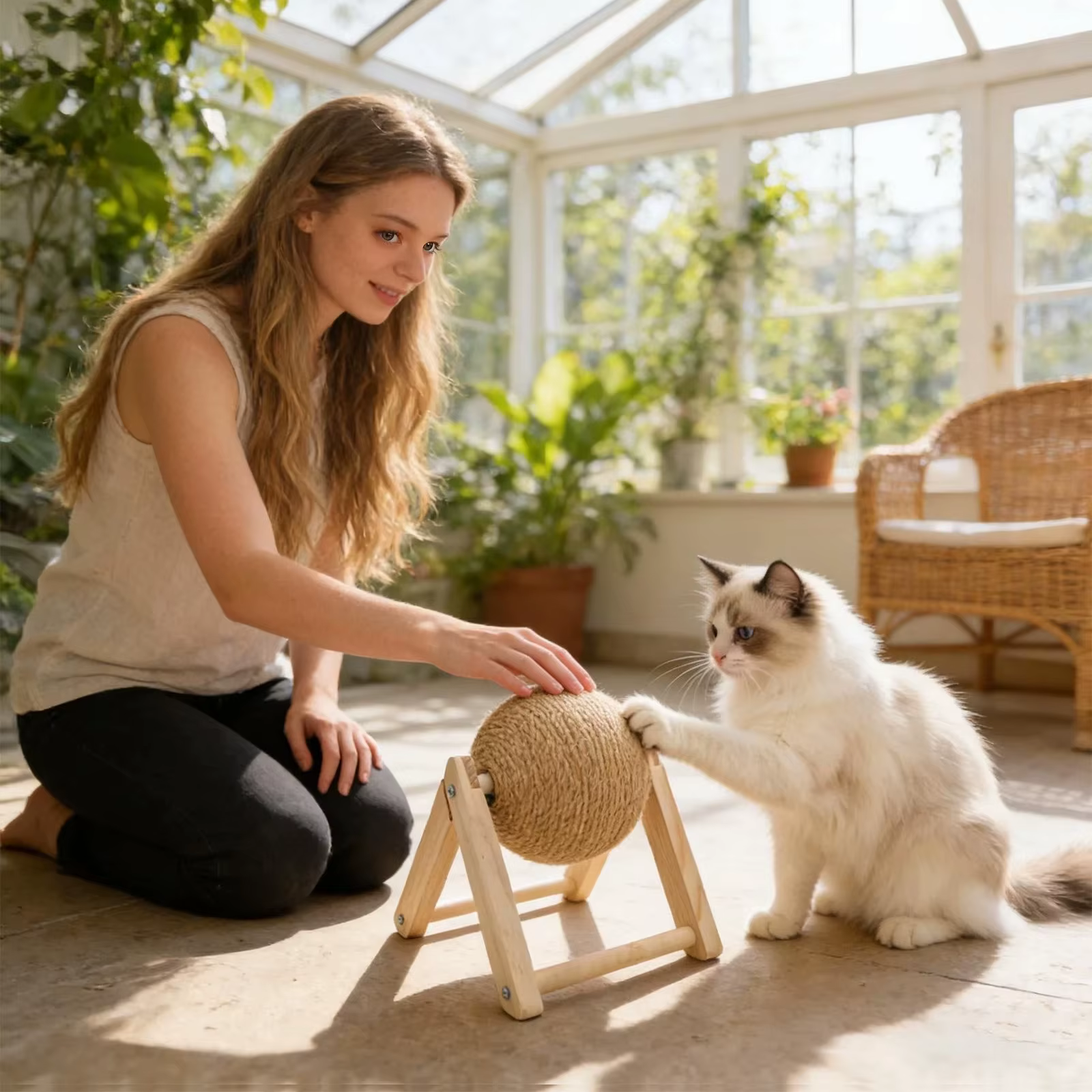 Jouet à gratter pour animaux de compagnie, jouet interactif amusant pour animaux de compagnie, balle durable pour l'intérieur, jouet créatif pour chiots et chatons, cadeau pratique pour la maison