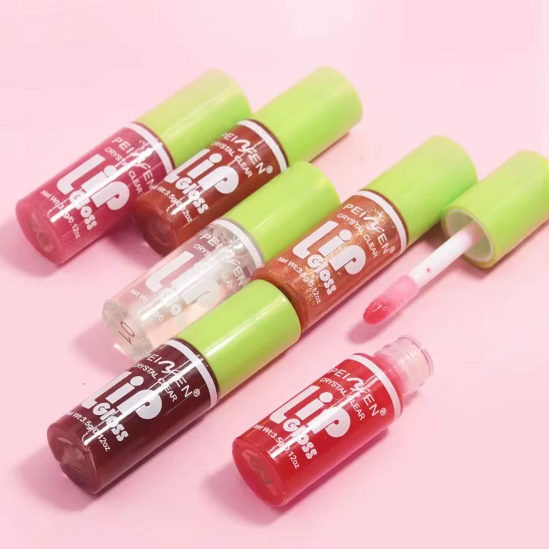 Rouge à lèvres hydratant transparent, 6 pièces, gloss, huile, liquide, maquillage, cosmétiques
