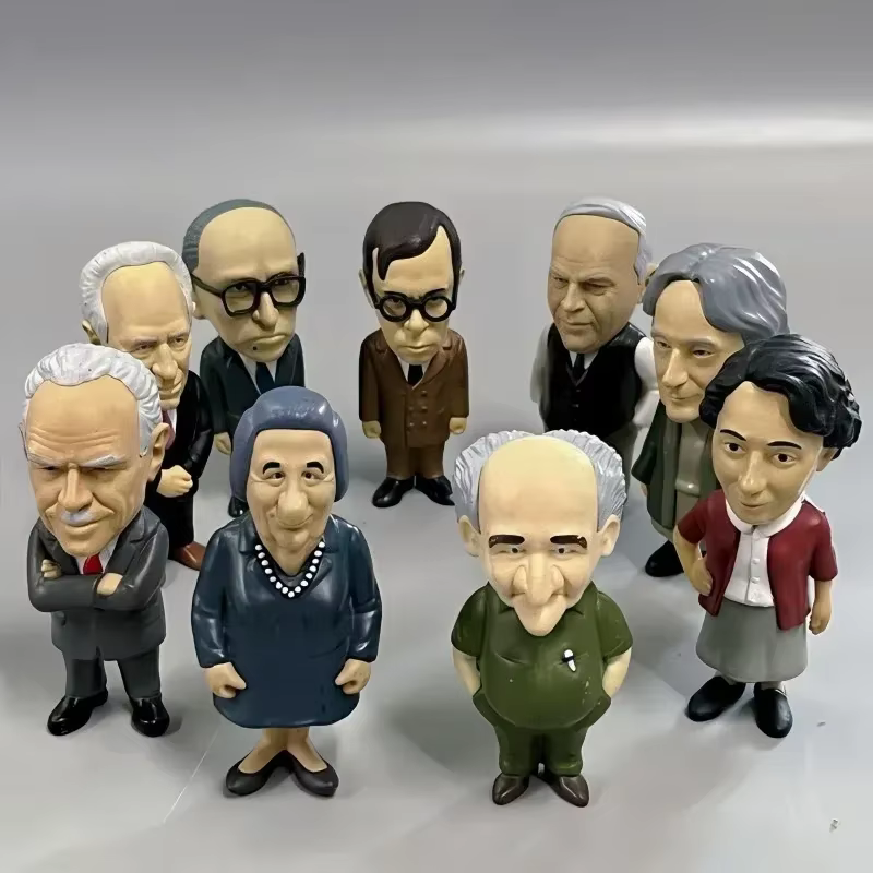 8-10 Cm dessin animé célèbre leaders militaires figurine poupée Pvc modèle jouet à collectionner articulé fait à la main cadeau pour les âges