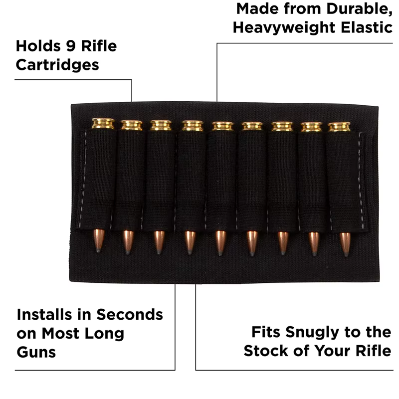 5/7/8/9/14 tours fusil crosse coque porte-munitions 12 jauge fusil coquille Magazine pochette chasse balle Bandolier transporteur