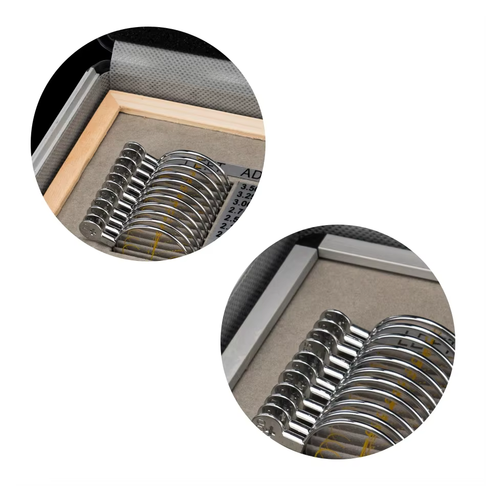 Nova-Ensemble de lentilles optiques avec boîtier en aluminium, offre spéciale, professionnel, essai progressif, 22 pièces