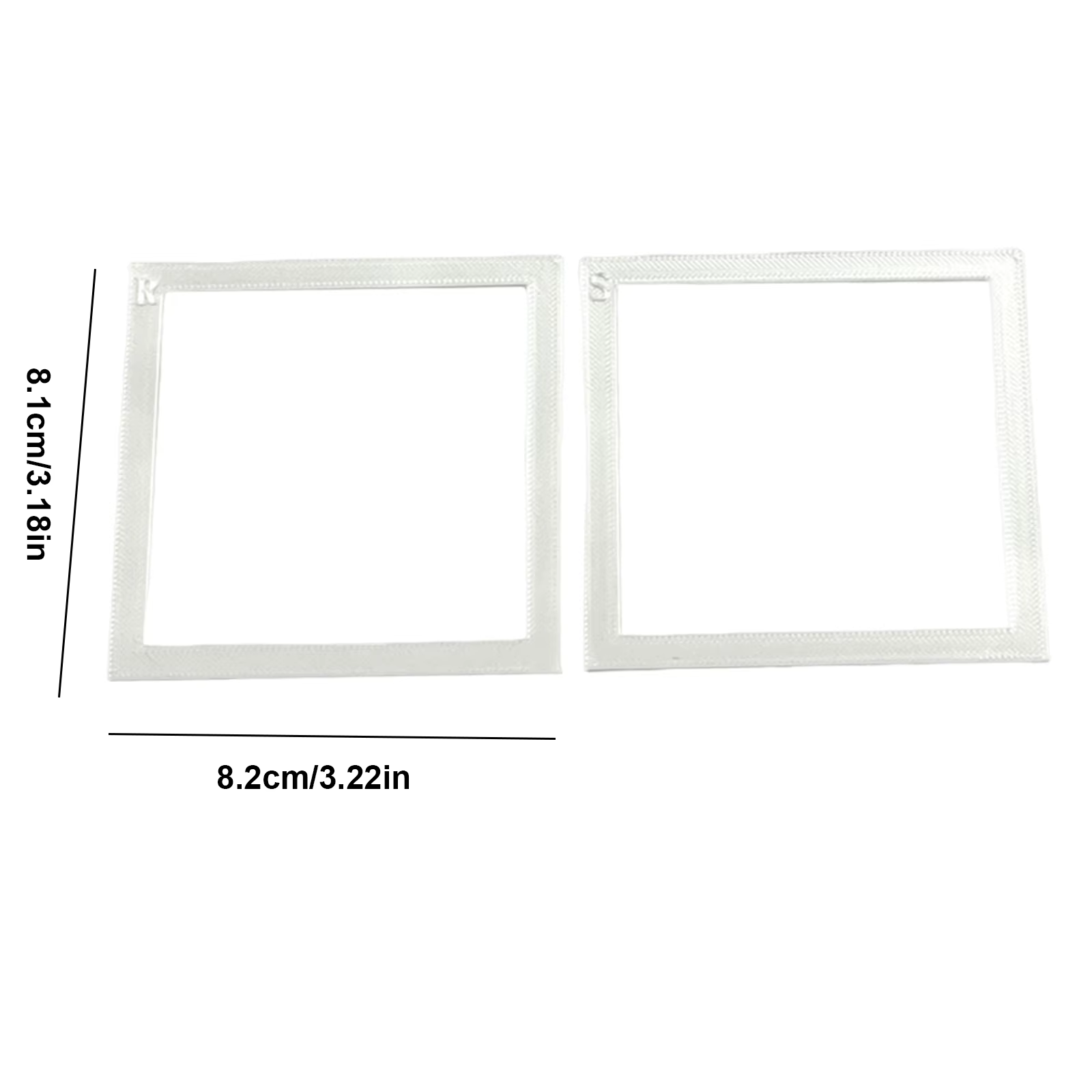 Cadre de peinture diamanté léger, 2 pièces, cadre auxiliaire pour la peinture diamantée, pour les amateurs d'artisanat, cadeau pour adultes débutants
