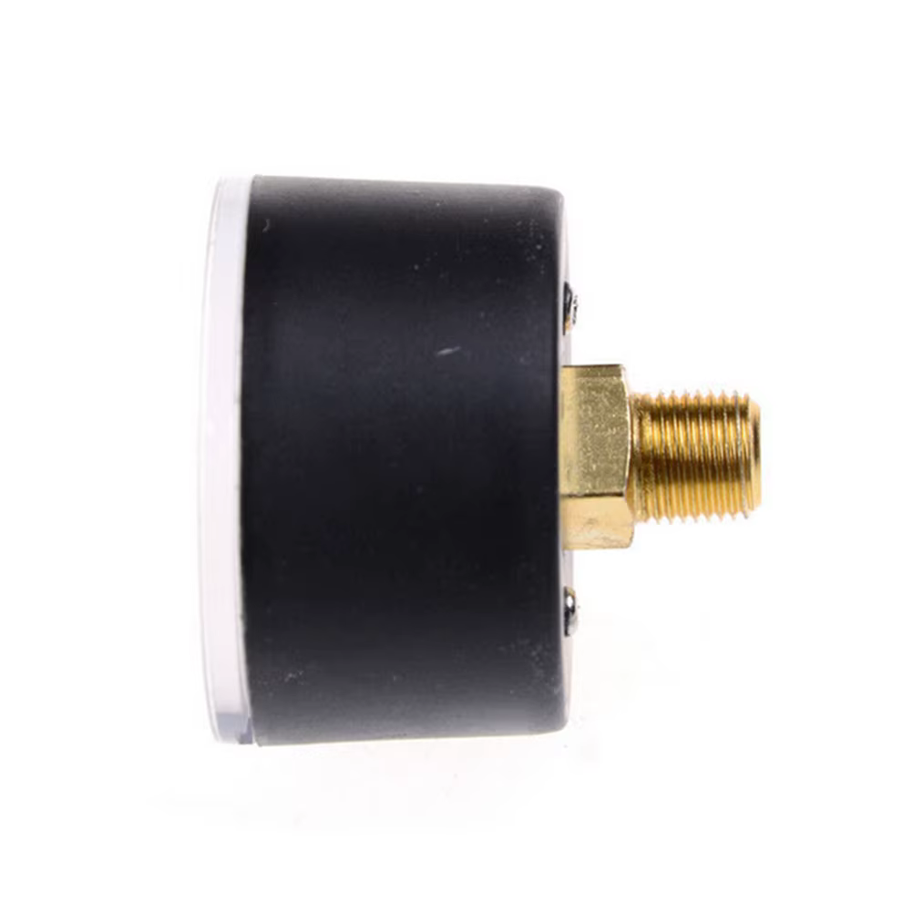 Manomètre pour Compresseur d'Air Pneumatique et Hydraulique, 42x40mm, 0-12Bar/0-180PSI, 1 Pièce