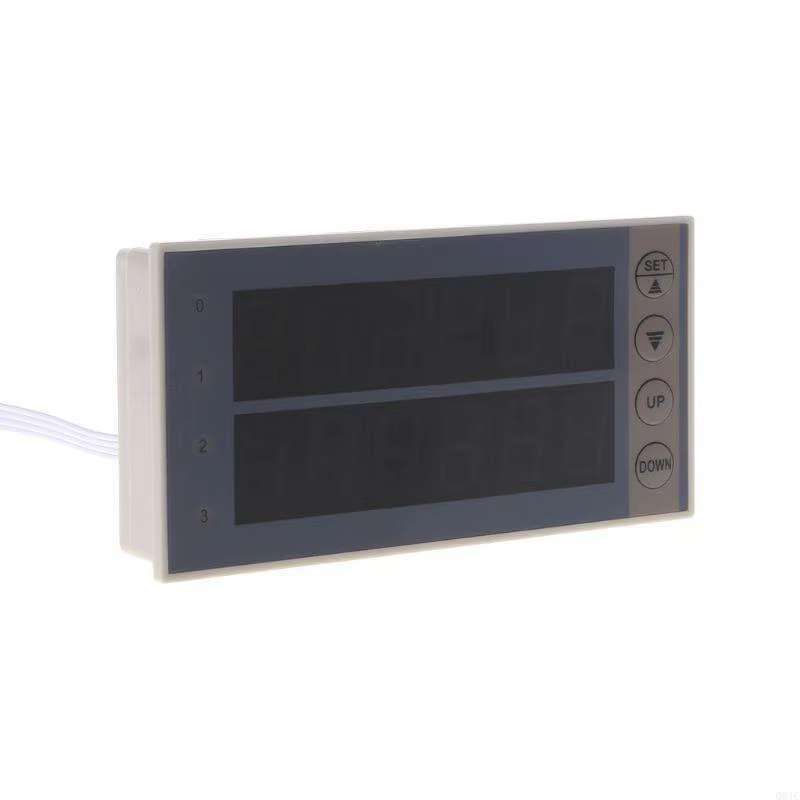 Q81C PLC Affichage paramètres transmission Afficher carte d'affichage Texte simple 2 lignes D100 D114