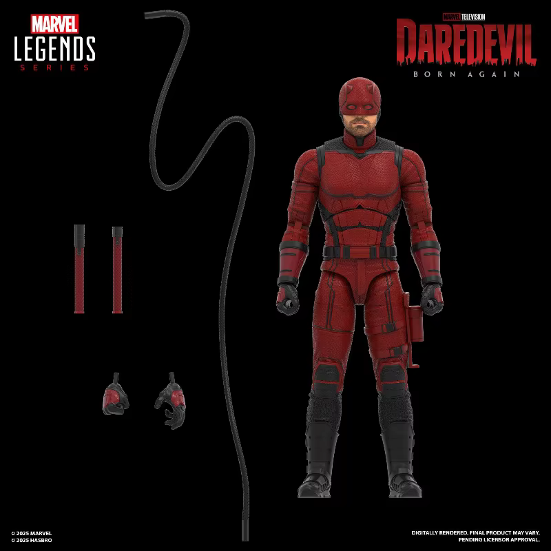En stock, figurines articulées de 6 pouces de la série télévisée Daredevil Born Again de Hasbro Marvel Legends, jouets de collection, dessin animé